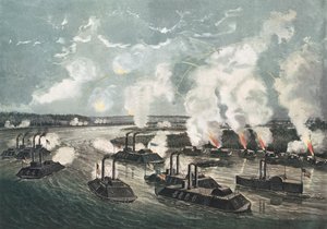 Bombardering och fångst av ön nr 10 vid Mississippifloden, 7 april 1862